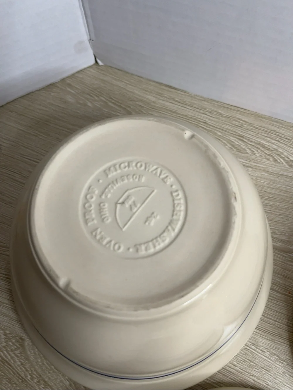 Mccoy Cream Ceramic Nesting Mixing Bowls - 3 Pc Set